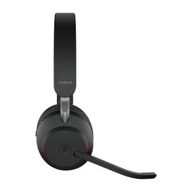 Jabra Evolve2 65 MS Stereo - Auricular - en oreja - Bluetooth - inalámbrico - USB-A - aislamiento de ruido - negro - con base de carga - Certificado para Equipos de Microsoft Jabra Evolve2 65 MS Stereo - Auricular - en oreja - Bluetooth - inalámbrico - USB-A - aislamiento de ruido - negro - con base de carga - Certificado para Equipos de Microsoft