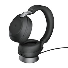 Jabra Evolve2 85 MS Stereo - Auricular - tamaño completo - Bluetooth - inalámbrico, cableado - cancelación de sonido activo - conector de 3,5 mm - aislamiento de ruido - negro - Certificado para Equipos de Microsoft Jabra Evolve2 85 MS Stereo - Auricular - tamaño completo - Bluetooth - inalámbrico, cableado - cancelación de sonido activo - conector de 3,5 mm - aislamiento de ruido - negro - Certificado para Equipos de Microsoft