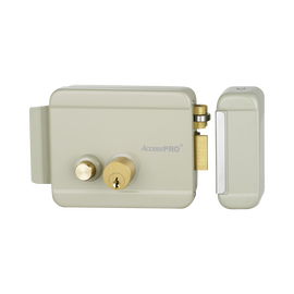 Cerradura Eléctrica con botón de salida/ Incluye Llave  / Exterior / Derecha