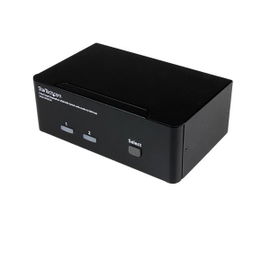 StarTech.com Conmutador Switch KVM - 2 puertos USB 2.0 - Audio Vídeo DisplayPort 2 Monitores StarTech.com Conmutador Switch KVM - 2 puertos USB 2.0 - Audio Vídeo DisplayPort 2 Monitores