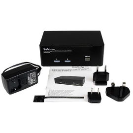 StarTech.com Conmutador Switch KVM - 2 puertos USB 2.0 - Audio Vídeo DisplayPort 2 Monitores StarTech.com Conmutador Switch KVM - 2 puertos USB 2.0 - Audio Vídeo DisplayPort 2 Monitores