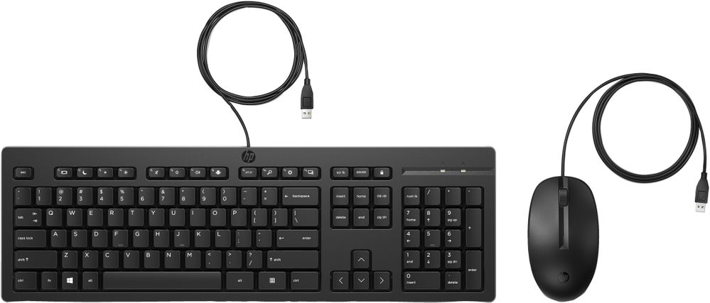 HP Combo de teclado y ratón con cable 225