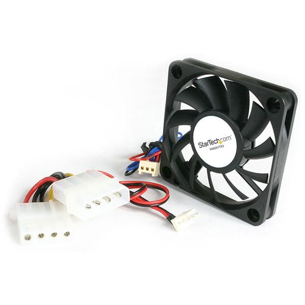 StarTech.com FAN5X1TX3 sistema de refrigeración para ordenador Carcasa del ordenador Ventilador 5 cm Negro