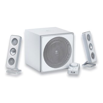 Logitech Z-4i conjunto de altavoces 40 W Blanco 2.1 canales 17 W