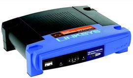 Linksys BEFVP41 router Negro, Azul