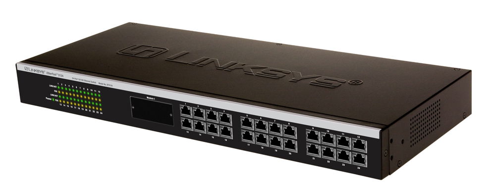 Linksys EF3124 Ethernet Switch Gestionado Negro Linksys EF3124 Ethernet Switch Gestionado Negro