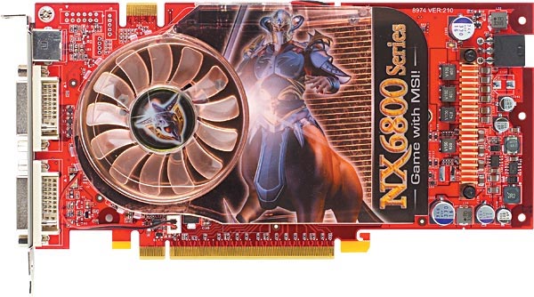 MSI NX6800GT-T2D256E tarjeta gráfica GDDR3
