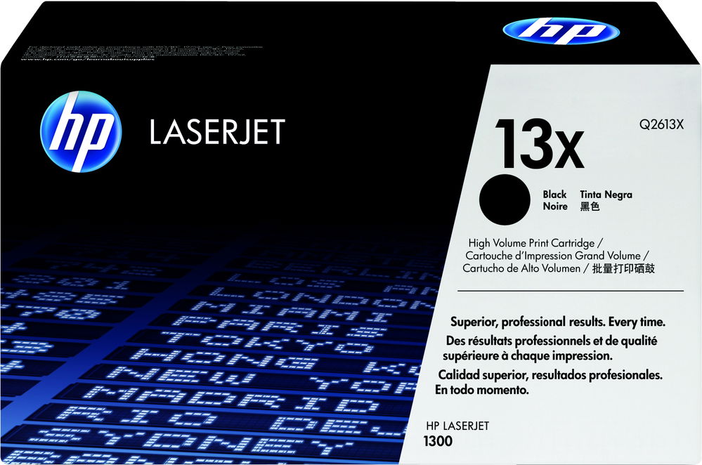HP Cartucho de tóner original LaserJet 13X de alta capacidad negro HP Cartucho de tóner original LaserJet 13X de alta capacidad negro