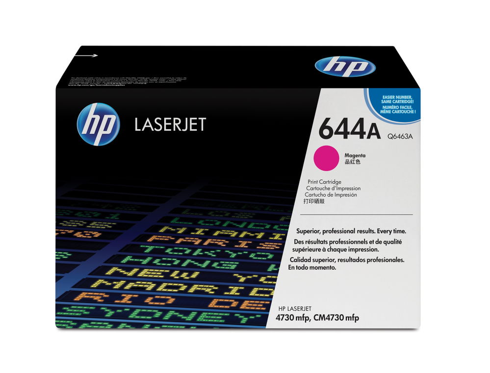 HP 644A Magenta Original LaserJet Toner Cartridge cartucho de tóner 1 pieza(s) HP 644A Magenta Original LaserJet Toner Cartridge cartucho de tóner 1 pieza(s)