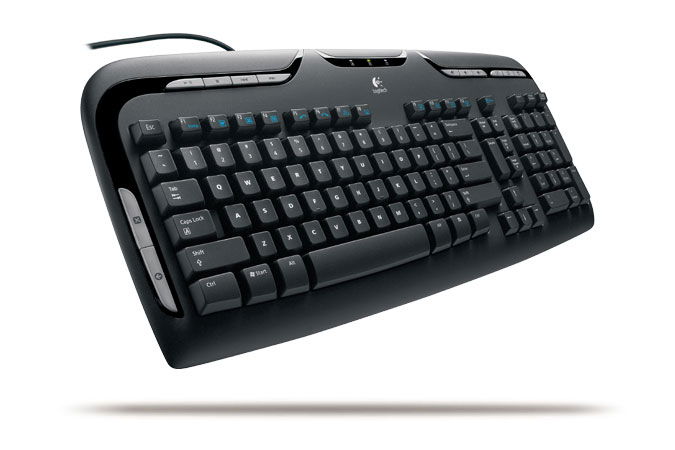 Logitech Media Keyboard teclado PS/2 Negro Logitech Media Keyboard teclado PS/2 Negro