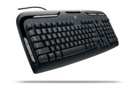 Logitech Media Keyboard teclado PS/2 Negro