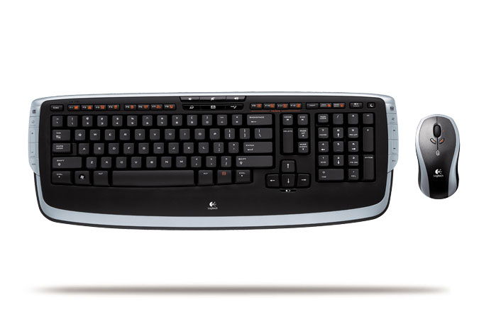 Logitech Cordless Desktop® LX 710 Laser teclado Ratón incluido RF inalámbrico Negro