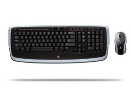 Logitech Cordless Desktop® LX 710 Laser teclado Ratón incluido RF inalámbrico Negro