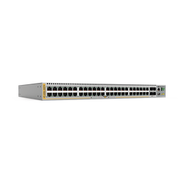 Switch inteligente de distribución o core, Stackeable, Capa 3, 48 x 1000 Mbps + 4 x SFP+ 10 G,  Doble fuente de alimentación redundante