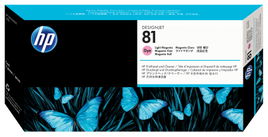 HP Limpiador de cabezales de impresión y cabezal de impresión colorante DesignJet 81 magenta claro