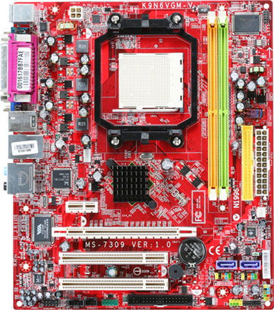 MSI K9N6SGM-V placa base Socket AM2 micro ATX MSI K9N6SGM-V placa base Socket AM2 micro ATX