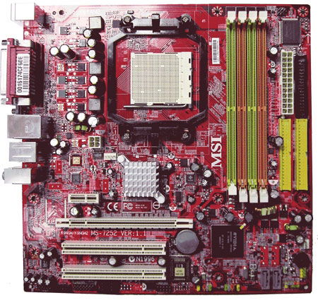MSI K9NGM Socket AM2 micro ATX