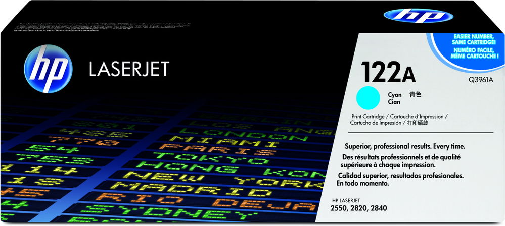 HP 122A Cyan Original LaserJet Toner Cartridge cartucho de tóner 1 pieza(s) Cian HP 122A Cyan Original LaserJet Toner Cartridge cartucho de tóner 1 pieza(s) Cian