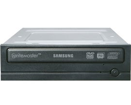 Samsung DVD-Writer 20x Super-WriteMaster, Black + Software unidad de disco óptico Interno Negro