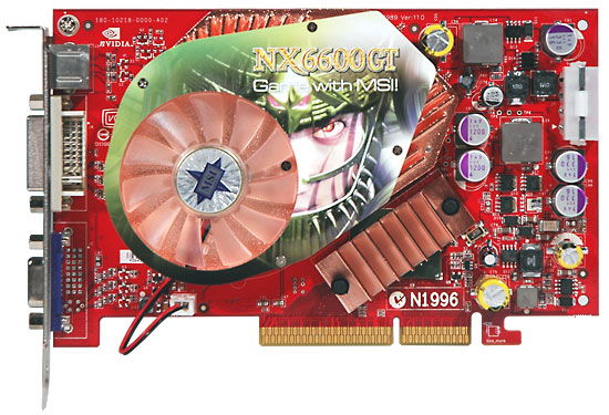 MSI NX6600GT-VTD128 tarjeta gráfica GDDR3