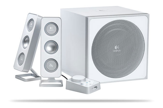 Logitech Z-4i conjunto de altavoces 40 W Blanco 2.1 canales 17 W Logitech Z-4i conjunto de altavoces 40 W Blanco 2.1 canales 17 W