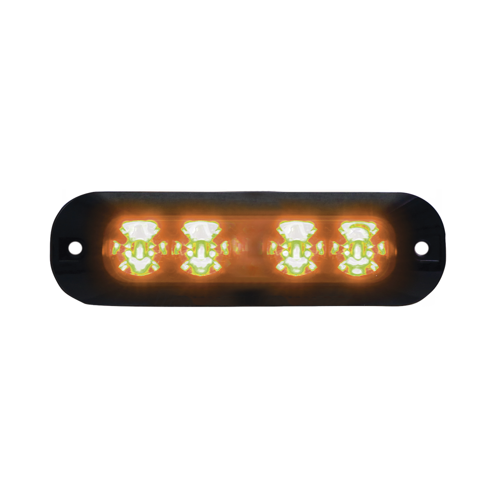Luz Perimetral , 4 LEDs Ultra Brillantes, color Ambar