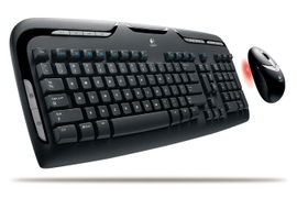 Logitech Cordless Desktop® EX 110 teclado Ratón incluido RF inalámbrico Negro