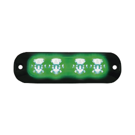 Luz Perimetral , 4 LEDs Ultra Brillantes, color Verde