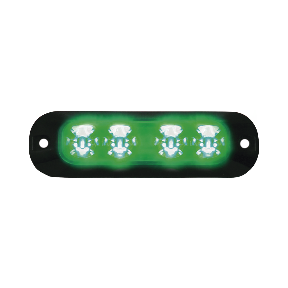 Luz Perimetral , 4 LEDs Ultra Brillantes, color Verde