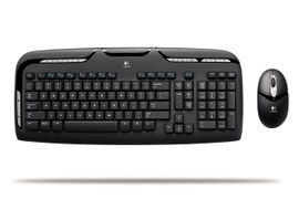 Logitech Cordless Desktop® EX 110 teclado Ratón incluido RF inalámbrico Negro