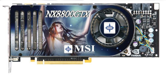 MSI NX8800GTX-T2D768E tarjeta gráfica GeForce 8800 GTX GDDR3