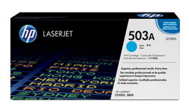 HP Cartucho de tóner original LaserJet 503A cian HP Cartucho de tóner original LaserJet 503A cian