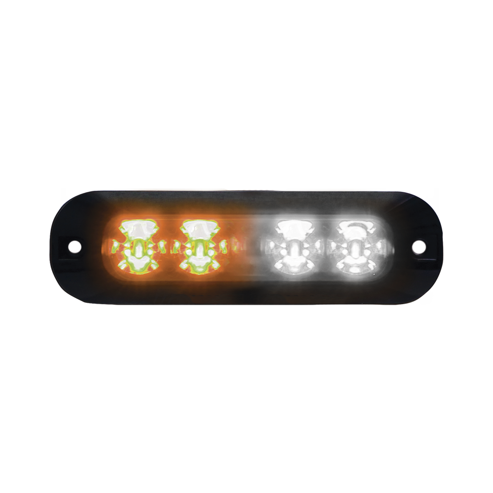 Luz perimetral, 4 LEDs Ultra Brillantes, color Ambar / Claro