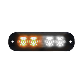 Luz perimetral, 4 LEDs Ultra Brillantes, color Ambar / Claro