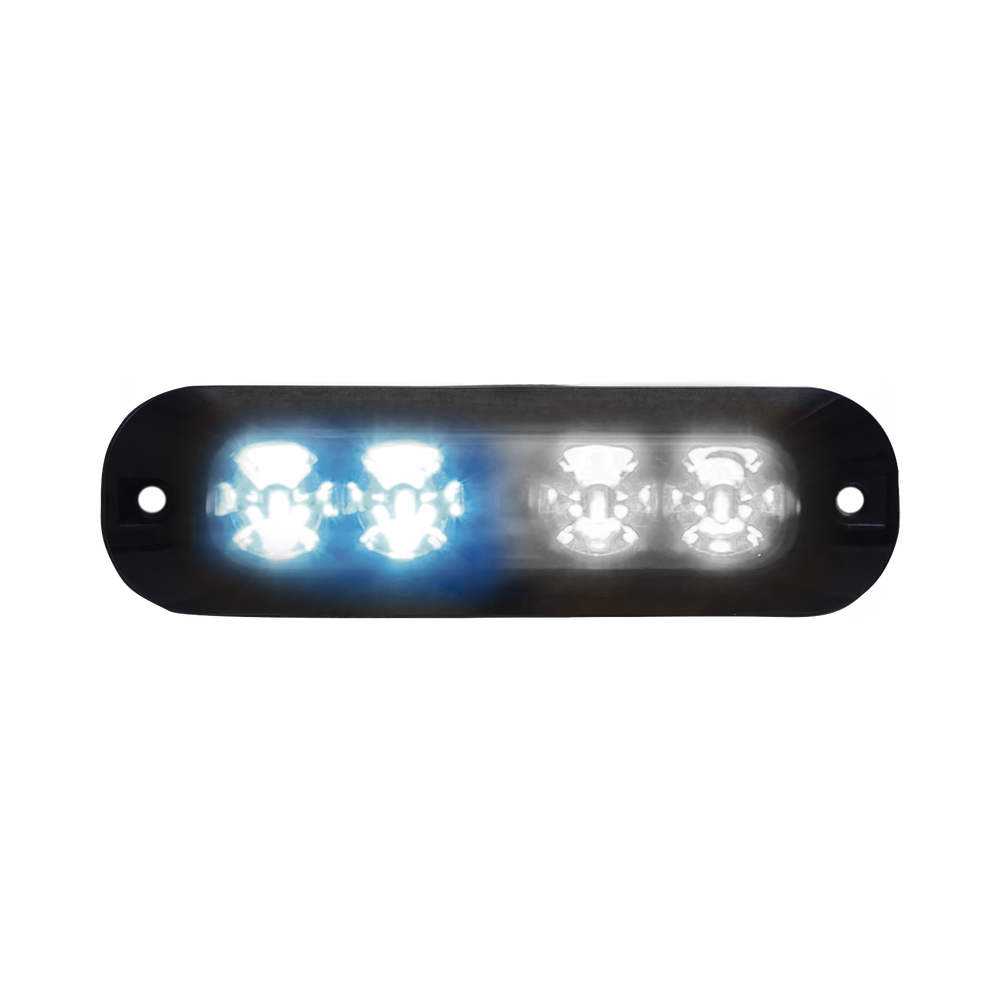 Luz perimetral, 4 LEDs Ultra Brillantes, color Azul / Claro