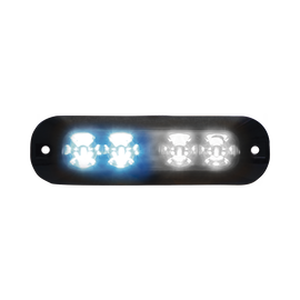 Luz perimetral, 4 LEDs Ultra Brillantes, color Azul / Claro