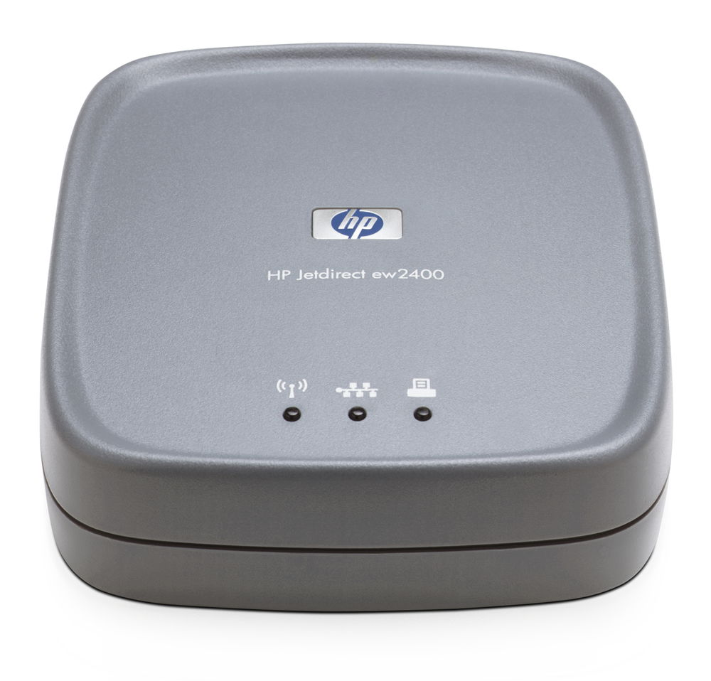 HP Jetdirect ew2400 servidor de impresión LAN Ethernet/LAN inalámbrica Gris