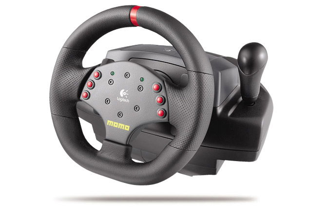 Logitech MOMO Racing Steering Wheel Volante + Pedales