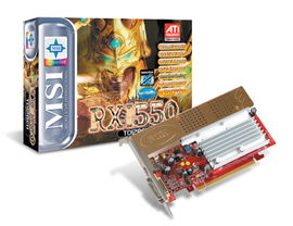 MSI RX1550-TD128EH tarjeta gráfica GDDR2