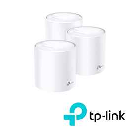 TP-LINK Deco X20 - - sistema Wi-Fi - (3 enrutadores) - 1GbE - Wi-Fi 6 - Doble banda