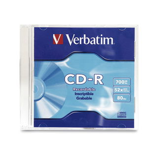 Verbatim 52x CD-R Media 700 MB Verbatim 52x CD-R Media 700 MB