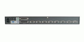 APC 8 Port Multi-Platform Analog KVM interruptor KVM Montaje en rack