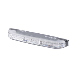 Luz direccional led con montaje: color- dual , estrecho, superficie y rejilla, 69 patrones de flash, 12-24vdc, rojo / azul
