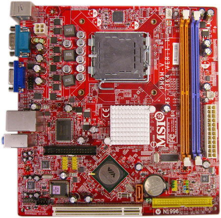 MSI PM9M-V placa base VIA P4M900 LGA 775 (Socket T) micro ATX MSI PM9M-V placa base VIA P4M900 LGA 775 (Socket T) micro ATX