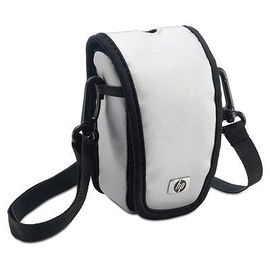 HP Q6217A estuche para cámara fotográfica Funda de protección Negro, Plata