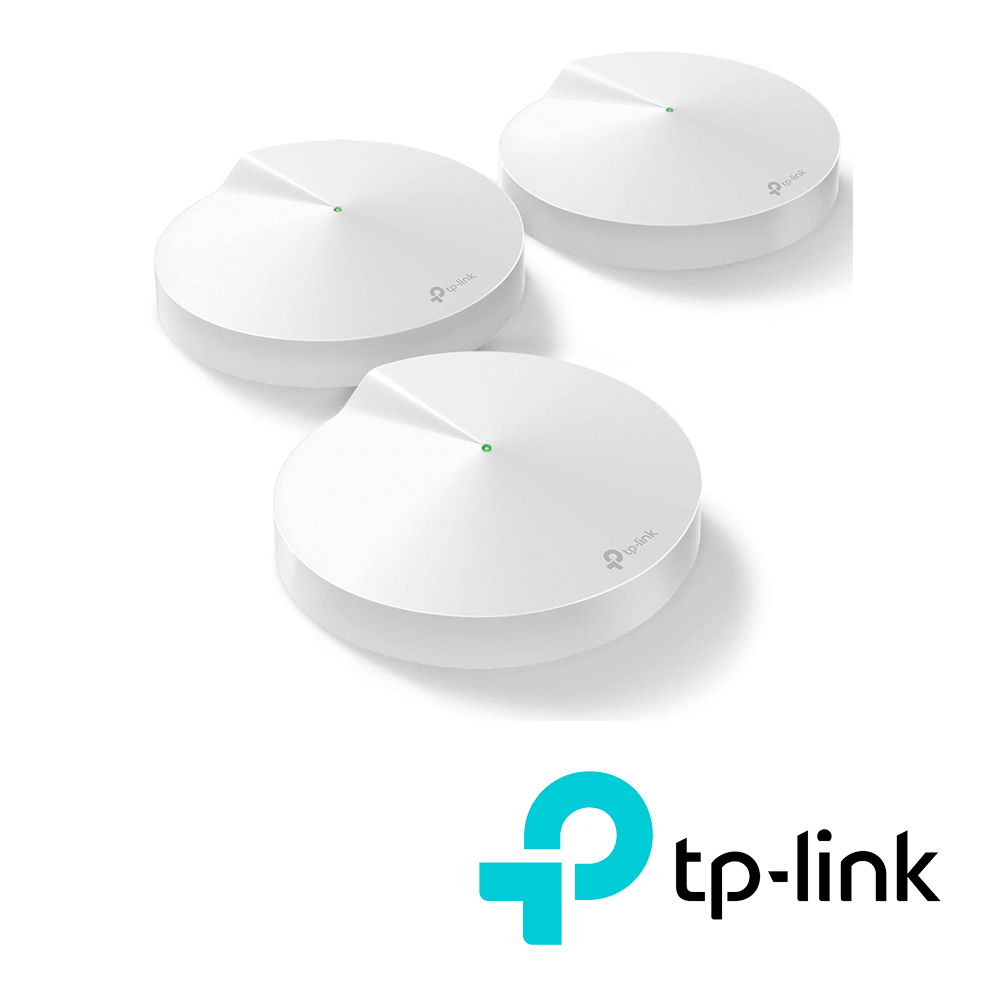 TP-LINK DECO M5 - Sistema Wi-Fi - hasta 4500 pies cuadrados - malla 1GbE - Wi-Fi 5 - Doble banda (paquete de 3) TP-LINK DECO M5 - Sistema Wi-Fi - hasta 4500 pies cuadrados - malla 1GbE - Wi-Fi 5 - Doble banda (paquete de 3)