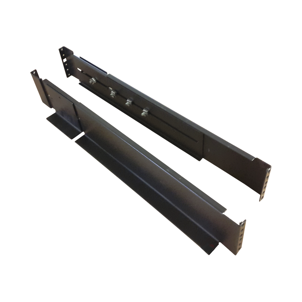 Kit de rieles para montaje de UPS Epcom Power Line en Rack / Gabinete de 4 postes, incluye un par de rieles con soporte en 