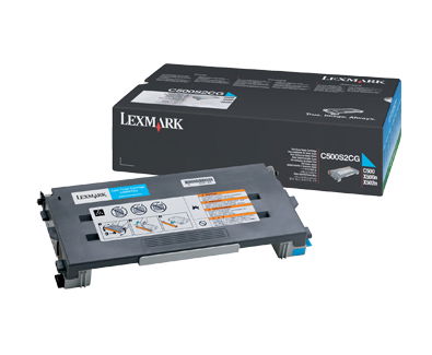 Lexmark C500S2CG cartucho de tóner 1 pieza(s) Original Cian Lexmark C500S2CG cartucho de tóner 1 pieza(s) Original Cian