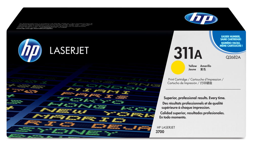 HP 311A Yellow Original LaserJet Toner Cartridge cartucho de tóner 1 pieza(s) Amarillo HP 311A Yellow Original LaserJet Toner Cartridge cartucho de tóner 1 pieza(s) Amarillo