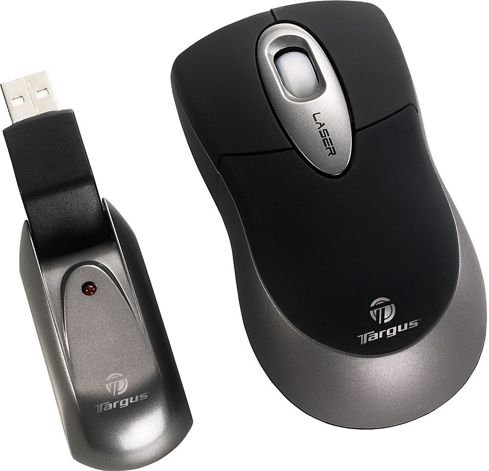 Targus Wireless Rechargeable Laser Mouse ratón RF inalámbrico Targus Wireless Rechargeable Laser Mouse ratón RF inalámbrico